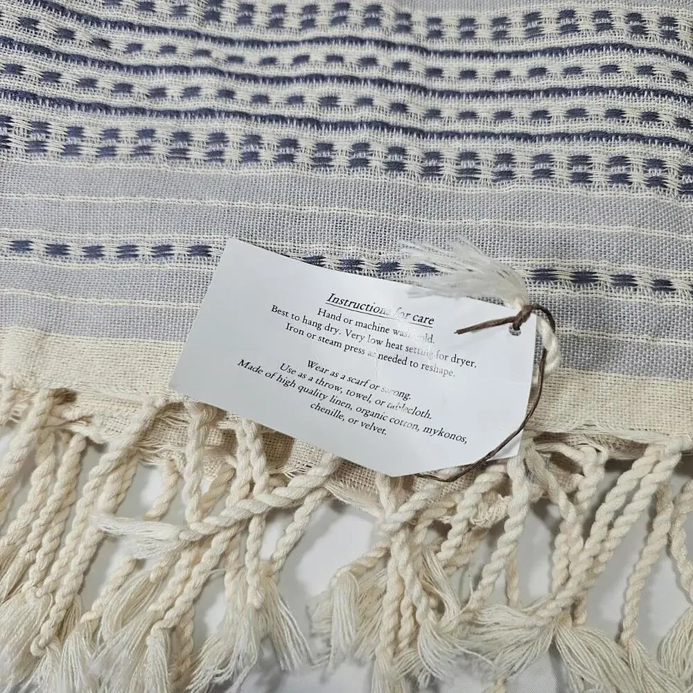 Sofra Large Towel 38×70 Natural Fibers - Natural Colors Nutral